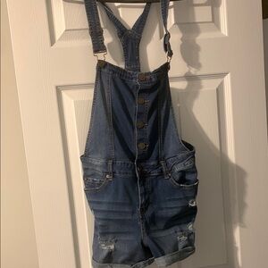Denim Blue Women's Overalls